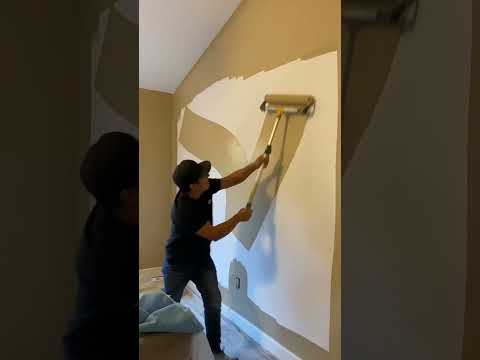 Apply these strips on the wall and paint🫡 #shortvideo