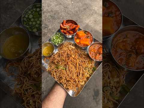 Ultimate Chinese Platter 😋|| Delhi Street food ❤️ #shorts #chinese #foodvideo