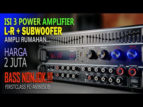Pertama Ampli Rumahan 2.1, ada Subwoofer,  Firstclass FC A6060SUB