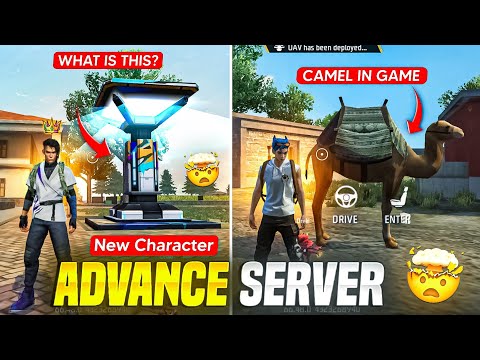 Free Fire OB48 CHANGES 🤯- CAMEL - NEW CHARACTER- Free Fire ADVANCE SERVER telugu