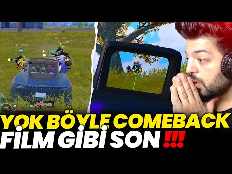 YOKLUKTAN ZİRVEYE !! YOK BÖYLE BİR COMEBACK - FİLM GİBİ OYUN SONU PUBG Mobile