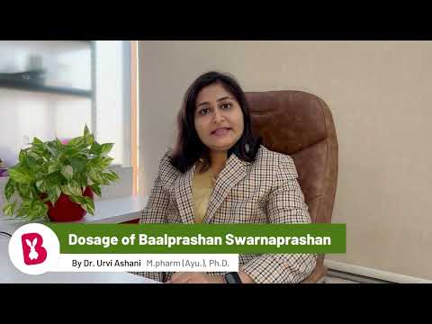 Dosage of Baalprashan Swarnaprashan