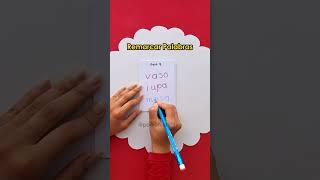 PASOS PARA APRENDER A ESCRIBIR✍️   #aprenderaescribir  #escritura  #escribir #shorts
