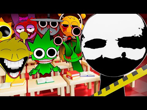 BLACK Primer Día en la ESCUELA! Incredibox Sprunki Animación