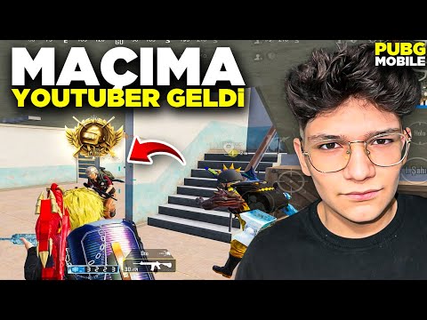 MAÇIMA YOUTUBER GELDİ! SAĞLAM MAÇ | PUBG MOBİLE