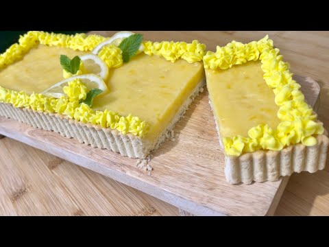 Tarte au 🍋🥰( avec moule rectangulaire)