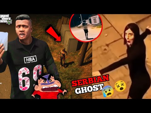 Shinchan & Franklin Found SERBIAN LADY GHOST | JSS GAMER