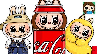 How to Draw Cute Labubu's ❤️ The Monsters