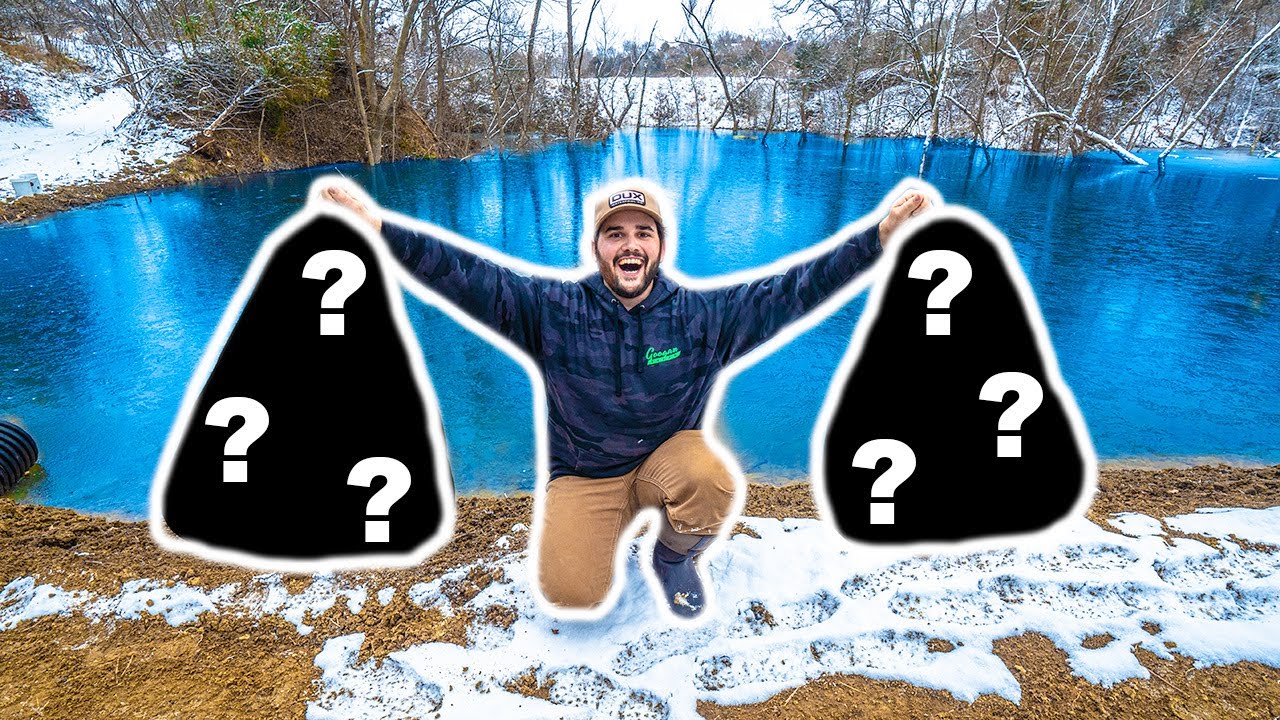 STOCKING My New CABIN POND for the FIRST TIME!