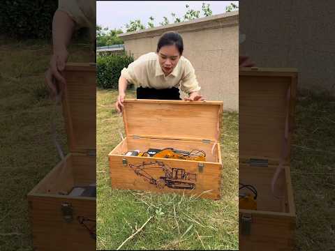 excavator truck unboxing