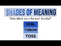 Exploring Shades of Meaning in Synonyms
