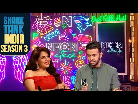 'Neon Attack' के founders Sharks के लिए customized Neon lights लेकर आए | Iconic Pitches