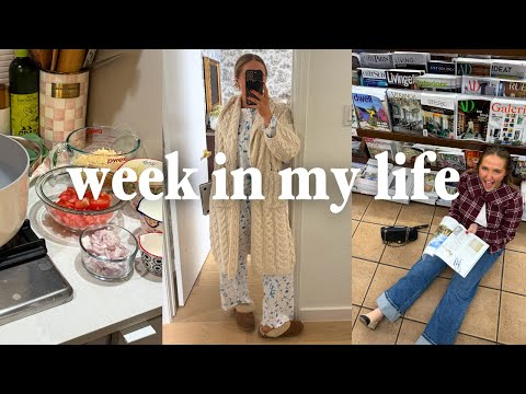 WEEK IN MY LIFE | the holiday dinner party, massive closet clean out & winter clothing haul