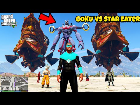 GOKU VS STAR EATER in GTA 5 | The Avenger: The Cosmic War - #010