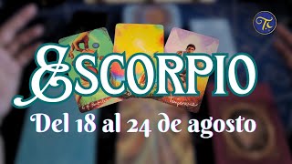 ♏️ #ESCORPIO TAROT DEL 18 AL 24 DE AGOSTO ❤️🍀✨️ AMOR, SUERTE Y DESTINO.