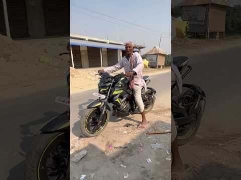 Dada On Crazy Bike Rider Yamaha Mt 15 #modified #shorts #trending #viralshorts #oldmen #viral #rider