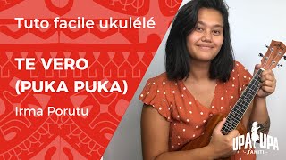 Tuto facile de ukulele "Te Vero" (Puka Puka) de Irma Porutu