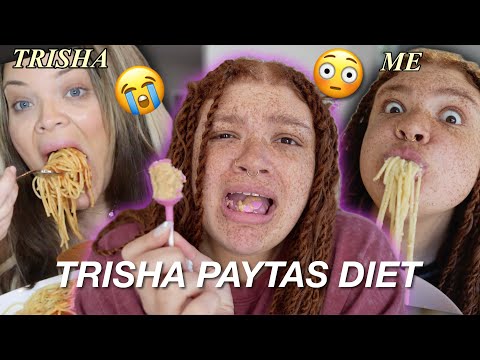 I ate just like TRISHA PAYTAS for 24 hours...