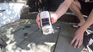 How to smash a Siemens Gigaset with an Ax