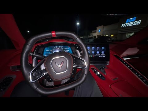 CORVETTE C8 NIGHT DRIVE | 1AM GYM SESSION: Building Discipline, Not Just Muscle