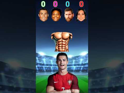 Ronaldo😈 vs Messi🤩 vs Georgina🥵 vs IShowSpeed☠️ - Ronaldo Asks
