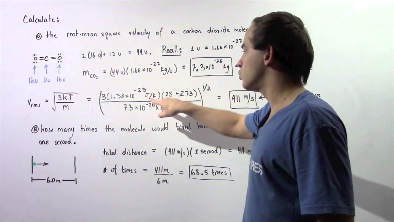 Root Mean Square Velocity Example # 2