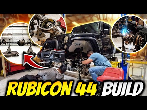 Building & Swapping Rubicon Dana 44s - FULL AXLE UPGRADES FOR THIS JEEP JK!