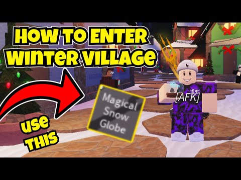 How to Enter *NEW* Winter Village... (Roblox Fisch)