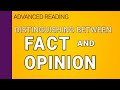 Understanding Facts and Opinions