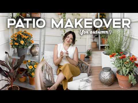 AUTUMN PORCH MAKEOVER 🍂 | Decorating for Fall, DIY Aged Pots & Cozy Seasonal Decor