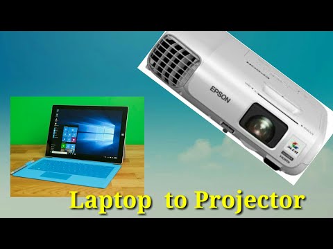 how to connect projector to laptop windows 10