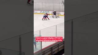 Here is a great display of Protz’s defensive playing style