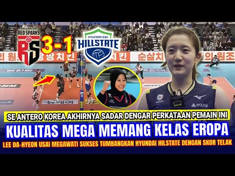 🔴 AKUI BEDA LEVEL !! Lee Da-hyeon Langsung NGOMONG BEGINI Usai di Permak Redsaparks 3-1 di V-League