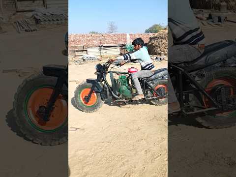 Dijal Bike ko Start Karane ka deshi jugad โค#minivolgs #engine #shortvideo