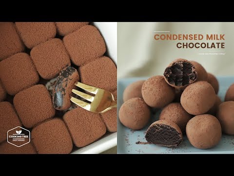 lobo Puerto marítimo Adiccion Condensed milk Chocolate Truffles Recipe | Cooking Tree