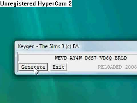 sims 3 generation serial