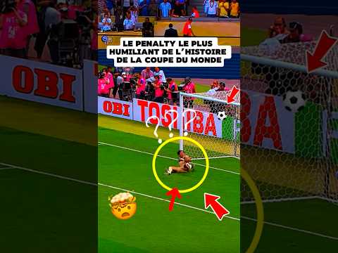 Le penalty le PLUS humiliant de l’histoire de la Coupe du monde 😳⚽ #foot