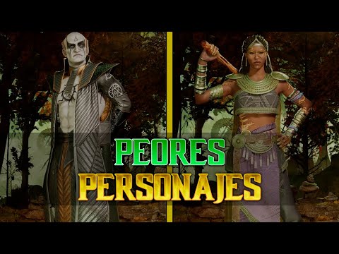 LOS CINCO PEORES PERSONAJES PARA JUGAR EN 2025 en Mortal Kombat 1