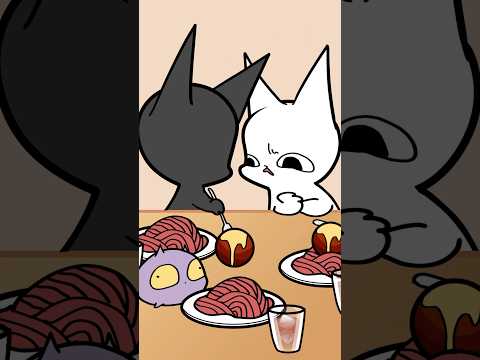 Tried to Steal a Meatball... But Karma Hit the Wrong Cat?! 🐱🍝⚡️