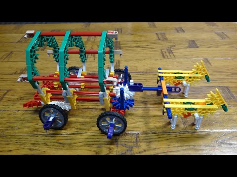 Building a K'nex Horse Drawn Wagon