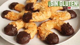 MANDELHÖRCHEN O CUERNITOS DE MAZAPÁN (de almendra) | SIN GLUTEN, SIN LACTOSA