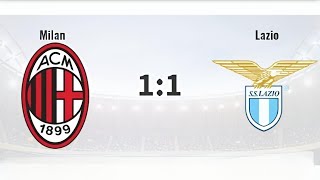 MILAN-LAZIO 1:1 | COPPA ITALIA 1998/99 | RAITRE 