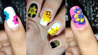 4 Beautiful nail art design💅💅 Easy DIY nail art just using household items❤❤❤