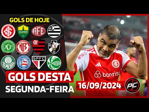 ⚽️ TODOS OS GOLS DESTA SEGUNDA 16/09/2024 GOLS DE HOJE, GOLS DO DIA, GOLS DO BRASILEIRÃO (COMPLETO)