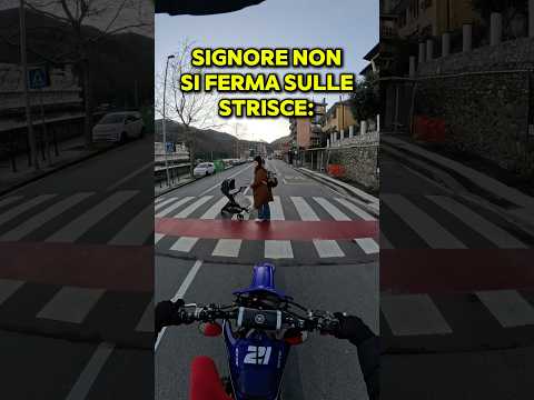 SIGNORE NON SI FERMA SULLE STRISCE PEDONALI! #shorts