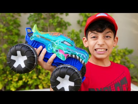 Jason y el nuevo camión monstruo de Hot Wheels! 🚗 Aventura épica