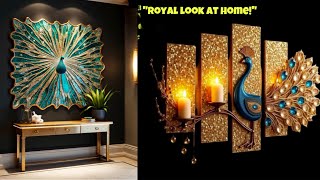 "2 Royal Peacock Wall Art | घर को बनाएं Shaandar!" Budget Friendly DIY | Fashion Pixies