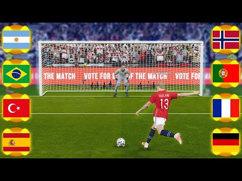 COMEÇA O CAMPEONATO DE PENALTIS DE SELEÇÕES!! PES 2021