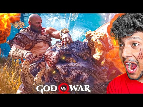 GOD OF WAR 4 Kratos Vs Giant Beast Boss Fight Gameplay | HIGHLIGHTS