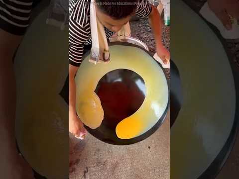 Amazing Way To Make Biggest Omelette
